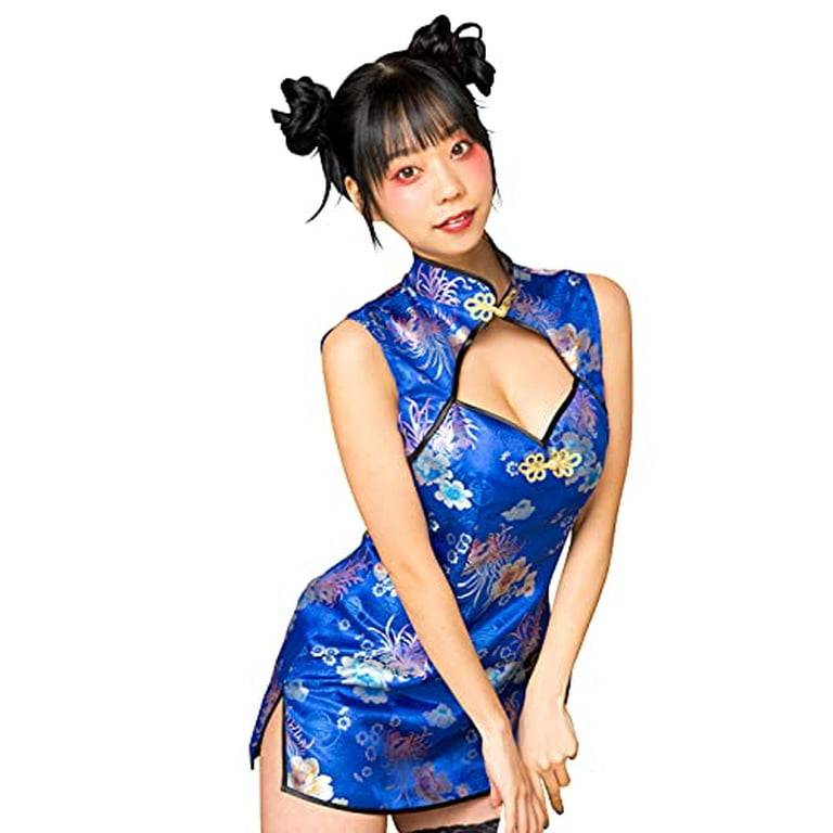 Cessy Parklea - Asian Princess Girls Costume Geisha Blue