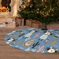thumbnail image 6 of Picia Llamas And Cactus Print Christmas Tree Skirt , Christmas Tree Skirt Ornaments for Merry Christmas Holiday Party Decorations Indoor Outdoor-48", 6 of 7
