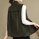 thumbnail image 4 of Xuyuer Women's Spring Fashion Sleeveless Button Down Tops, Lightweight Blouse for Layering, Business Casual Office Wear and Seasonal Wardrobe Transition, 4 of 7