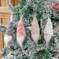 thumbnail image 3 of Toystoory Muñeco de gnomo de Navidad para el hogar, diseño de escena de adorno colgante interesante, decoración de árbol de Navidad, Gris, 3 of 6