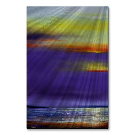 All My Walls 'Ocean Shimmers' by Toni Grote Painting Print Plaque