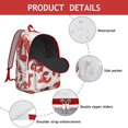 thumbnail image 2 of Crustacean Seafood Marine Ocean Travel Backpack – Lightweight Student Backpack with Nautical Beach Design, Comfortable Carrying, and Anti-theft Features for Daily Use and Short Trips, 2 of 5