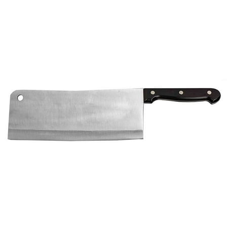 Classic Stainless Steel Meat Cleaver - 9 in. Meat Chopper Cleaver with Stainless Steel Blade