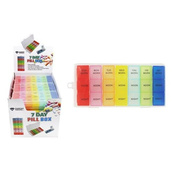 DDI 2324992 7 Day Pill Box - Case of 24 - 24 Per Pack