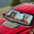 thumbnail image 3 of Binienty Horse Funny Windshield Sun Shade Foldable Car Interior Accessories Sun Protection Auto Window Sunshade Reflect UV Sun and Heat and Protect Your Car, 3 of 6