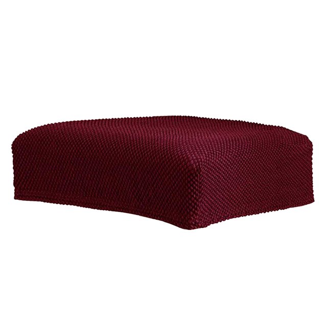Comedor Oficina Silla de asiento Cojín de telar jacquar lavable Funda rojo Sunnimix Cubierta de silla de comedor elástica