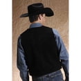 thumbnail image 2 of Roper Western Vest Mens Leather Vest Snap Black 02-075-0500-0509 BL, 2 of 2