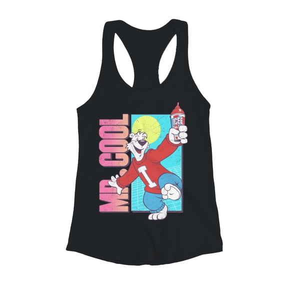 Officially Licensed Icee Mr. Cool Bear Fun Retr Women's Racerback Tank