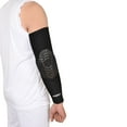 thumbnail image 2 of Exxact Sports Elbow Pad Arm Compression Sleeve - Padded Elbow Sleeve for Men, Volleyball Elbow Pads, Football Youth & Adult (Black, YLXL), 2 of 7