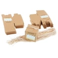 thumbnail image 2 of 50 Pedazos de Retro Cajas de Papel de Estraza Cintas Plegable Accesorios DIY de Cumpleaños Gloria Retros cajas de dulces de papel de Kraft, 2 of 9