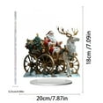 thumbnail image 3 of Hometravel Winter Christmas Santa Claus Decor, 2D Acrylic Decoration Ornament for Festive Home, Creative Holiday Gift for Seasonal Display and Celebration, 3 of 6