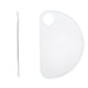 thumbnail image 1 of Paleta de maquillaje profesional, paleta cosmética con herramienta de espátula, herramienta de arte de maquillaje, paleta acrílica y forma de espátula de acero inoxidable1, 1 of 5