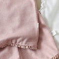 thumbnail image 4 of Nwiuh Toddler Girl Clothes 6M 1T 2T 3T 4T 5T Baby Summer Outfit Ribbed Knit Ruffle Sleeveless Shirts Ruffled Shorts Set (Light Pink, 2-3 Years), 4 of 7