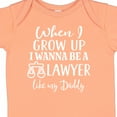 thumbnail image 4 of Inktastic Future Lawyer Like Daddy Boys or Girls Baby Bodysuit, 4 of 5