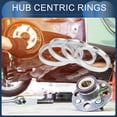 thumbnail image 2 of Unique Bargains Hub Centric Rings, 66.1mm ID to 75.1mm OD Vehicle Wheel Hubrings Aluminum Alloy, 4 Pcs, 2 of 6
