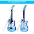 thumbnail image 3 of Electronic Guitar with Interactive Rhythm Lights Kids Guitar with Various Sounds Musical Instrument for Toddlers and Preschoolers Beginners, 3 of 7