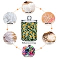 thumbnail image 6 of Yayeee 4 Pack Qtip Holder Bathroom Cotton Swab Canister with Lid Clear Dispenser Set, Orange Tree, 6 of 6
