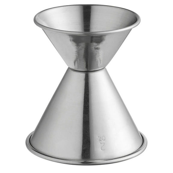 Stainless Steel Double Jigger 1 oz & 2 oz, Bar Cocktail Measuring Liquor Classic