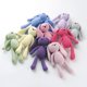 thumbnail image 4 of Muñeco de conejo de orejas largas de ganchillo hecho a mano, muñeco de peluche kawaii dopamina, conejito colorido para bebé, juguete de peluche para recién nacido durmiendo, 4 of 5