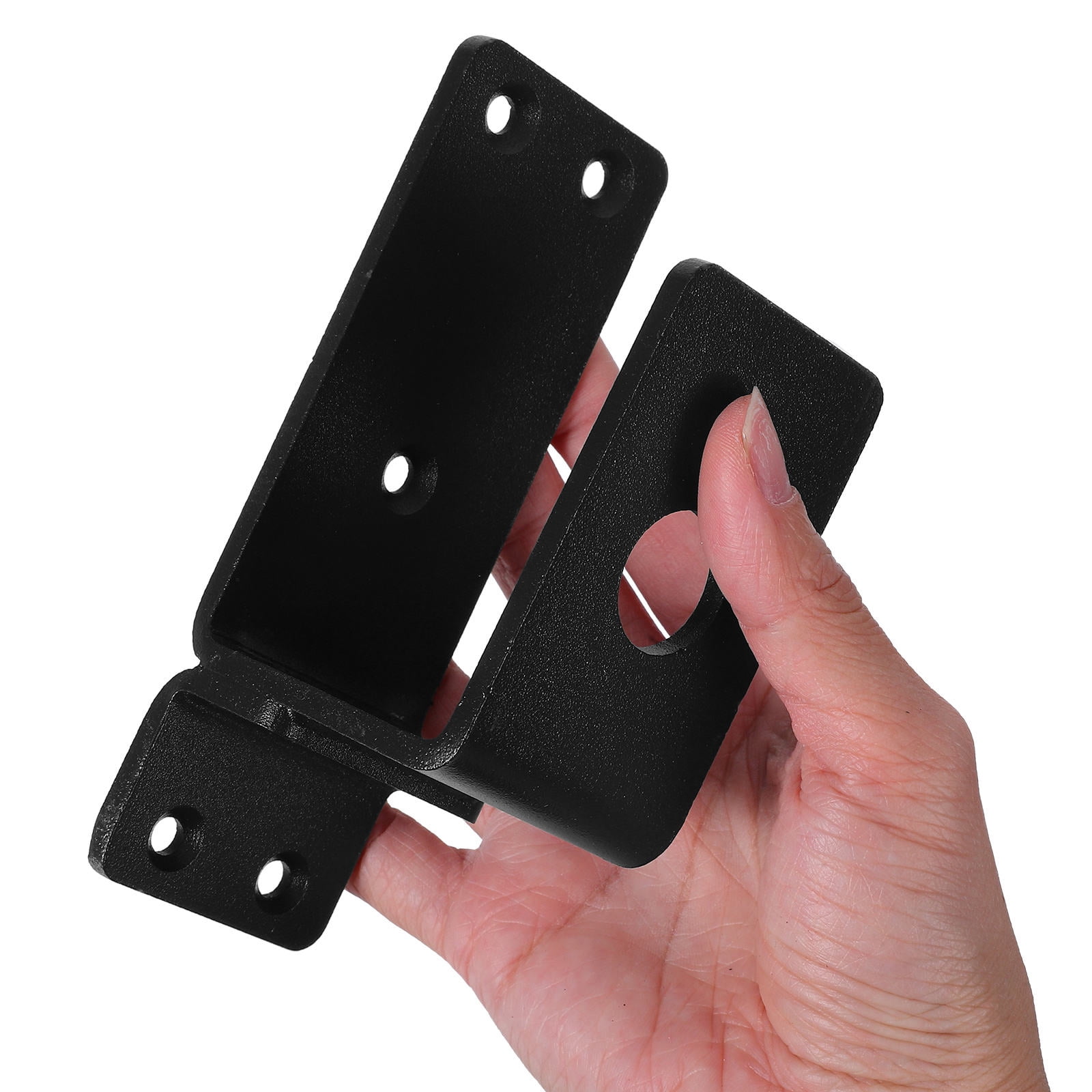Masteelf 1 Set Heavy Duty Door Barricade Brackets For Home And     U Shaped Bar Holder For Door Brace And