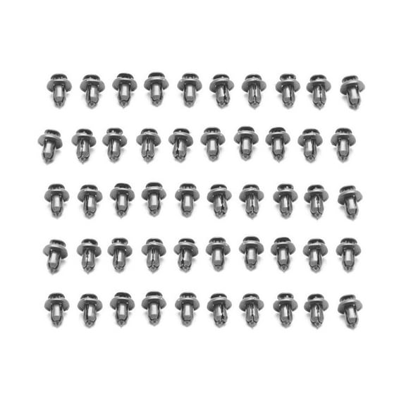 KAIHUIXING Plastic Rivet Fastener Bumper Clip Retainer Screw Quarter Panel for CR-V 1999-2010,for Civic 1997-2010,for Odyssey 1996-2010,for Accord 1997-2010,for Pilot 2003-2010 50 Pieces Nylon