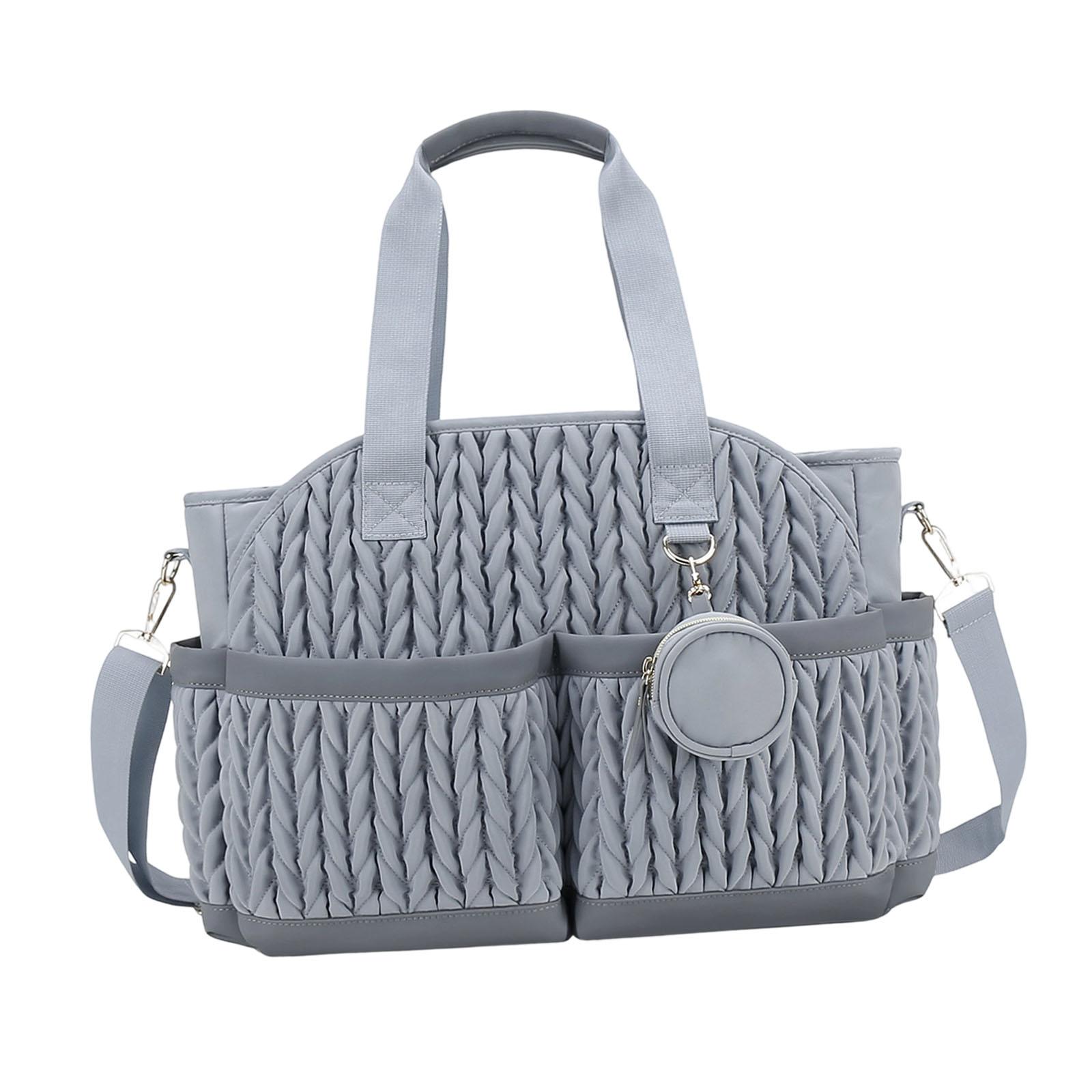 Diaper Bag Tote Baby Changing Bag Versatile Storage Large Capacity for Mom Dad Travel Picnic
