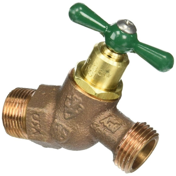 Manguera de tubo macho de 3/4 pulgadas con punta de flecha, latón y plomería