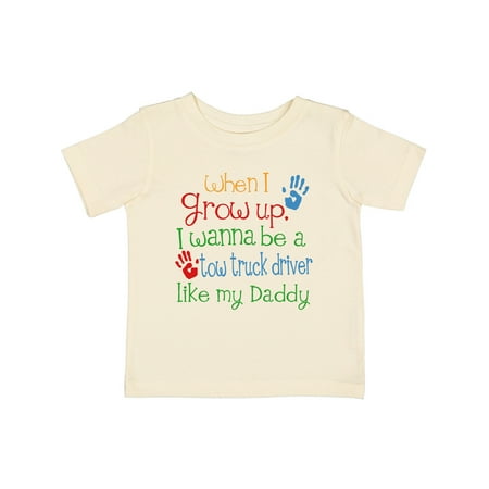 

Inktastic Tow Truck Driver Like Daddy Gift Baby Boy or Baby Girl T-Shirt
