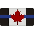 thumbnail image 1 of Canada Thin Blue Line Flag #2 Photo License Plate, 1 of 1