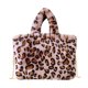 thumbnail image 2 of Bolso de hombro para mujer Bolso De Mano Con Rayas De Leopardo / Cebra Para Mujer Bolso Tote De Piel Sintética Leopardo Rosa Claro leopardo rosa claro Magideal Bolso de hombro para mujer, 2 of 7