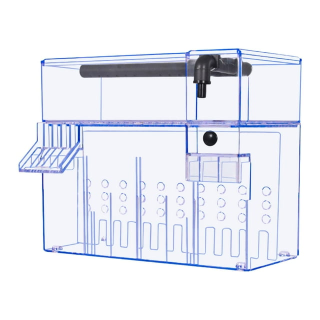 Caja para pecera, accesorios para acuario, caja colgante transparente para pecera de tortuga con tapa para 26 cm x 135 cm x 225 cm