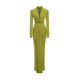 thumbnail image 1 of Vestido maxi de manga larga con cuello en V Naomi de bellabarnetten, 1 of 7