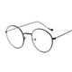 thumbnail image 1 of Qarigey Gafas redondas de metal para hombres y mujeres que bloquean los ojos de luz azul gafas anti luz azul gafas redondas Lentes Negro, 1 of 6
