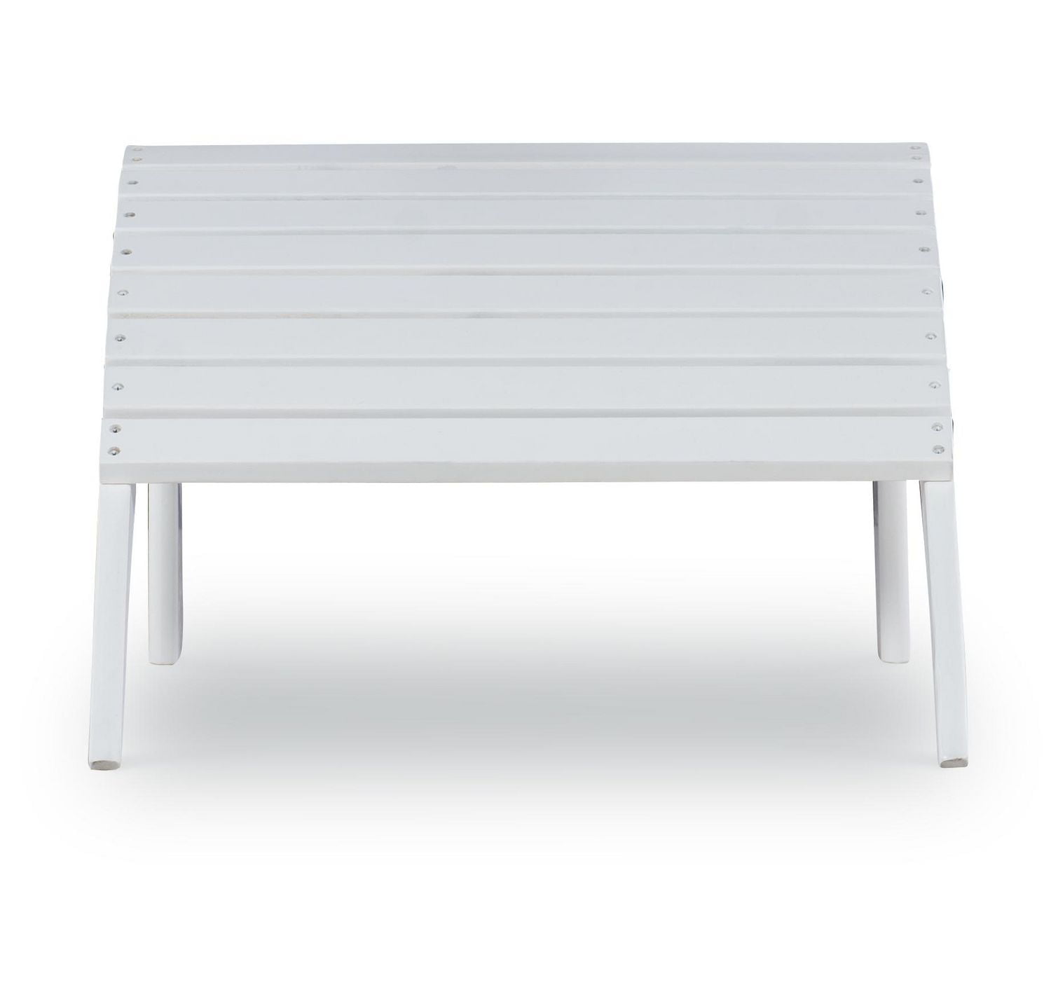 White Adirondack Outdoor Ottoman