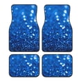 thumbnail image 1 of Balery A Blue Glitter Juego de 4 Alfombrillas para Auto, Revestimientos de Caucho Resistente, Diseño Antideslizante, 1 of 7