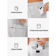 thumbnail image 5 of NORTHYARD Men's Cargo Shorts Hiking Outdoor Casual Cotton Camping Shorts with Multipocket Lightgrey XL, 5 of 9