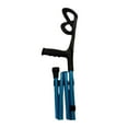 thumbnail image 3 of Muletas de antebrazo para adultos Strade Fareast Limited plegables portátiles altura ajustable aluminio resistente Azul, 3 of 8