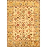 Pasargad Home P-17 14X14 Pasargad Home Mahal Collection Hand-Knotted Wool Area Rug- 13' 8' X 14' 0'