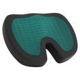 thumbnail image 1 of Cojín de asiento Amazon Basics, gel, espuma viscoelástica mejorada, color negro, 1 of 6