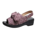thumbnail image 2 of Nuevas sandalias de plataforma con nudo de lazo Sandalias de moda de boca de pez para mujer Wmkox8yii  nm5400, 2 of 5