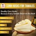 thumbnail image 3 of Corn Husks For Tamales 1 MDA05&nbsp;LB (16oz) - Natural and Premium Dried Corn Husk Tamale Wrappers | Perfect Hojas Para Tamal for Authentic, Flavorful Tamales | By Amazing Chiles and Spices, 3 of 3
