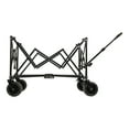 thumbnail image 6 of GDF Studio Extended Folding Wagon with Removable Canopy & Mosquito Net, All-Terrain Garden Cart with Brakes, Black, 6 of 18