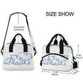 thumbnail image 4 of joogoo Cute Bears Insulated Lunch Bags Reusable Cooler Box with Shoulder Strap, 4 of 6