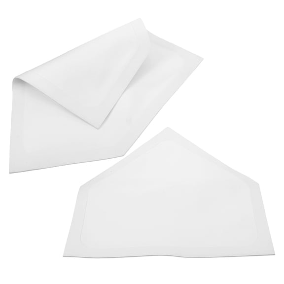 NUOLUX 2Pcs Compact White Baseball Training Plates Pitcher Markers for Controlled Practice