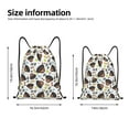 thumbnail image 2 of Gaeub Rottweiler Drawstring Backpack Bag Sport Gym Sackpack Heavy Duty String Backpack for Men Women-Medium, 2 of 6
