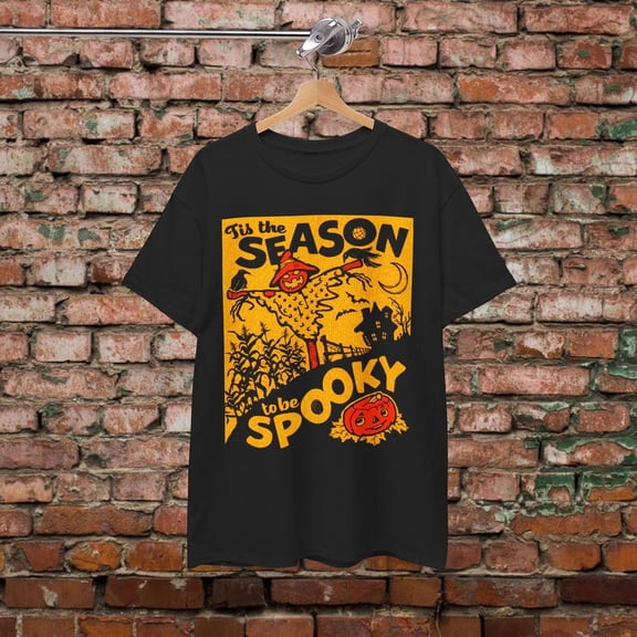 RosaWear Tis The Season To Be Spooky Shirt, Vintage Retro Halloween Tee