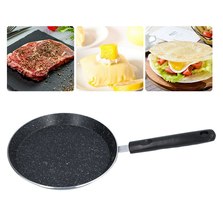 1pc, Nonstick Frying Pan (9.67''/8.78''), Medical Stone Carbon Steel  Skillet, 3 / 4 Section Egg Fry Pan, Pancake Pan, For Gas Stove Top And  Induction