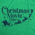 thumbnail image 2 of Mens Christmas Movie Time T Shirt Funny Holiday Tradition Santa Claus Graphic Novelty Tee Graphic Tees, 2 of 9