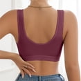 thumbnail image 4 of MEICHEN Lace Edged Push Up Bras for Women Thin Breathable No Underwire Front Closure Sports Bra Womens No Show Underwear, 4 of 5