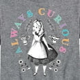 thumbnail image 3 of Alice In Wonderland - Always Curious - Toddler And Youth Long Sleeve Graphic T-Shirt, 3 of 5